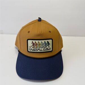 Grateful Dead Dancing Skeletons Brown and Blue Cap Hat